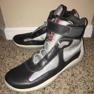 Men’s Prada Hightop Sneakers Size 13
